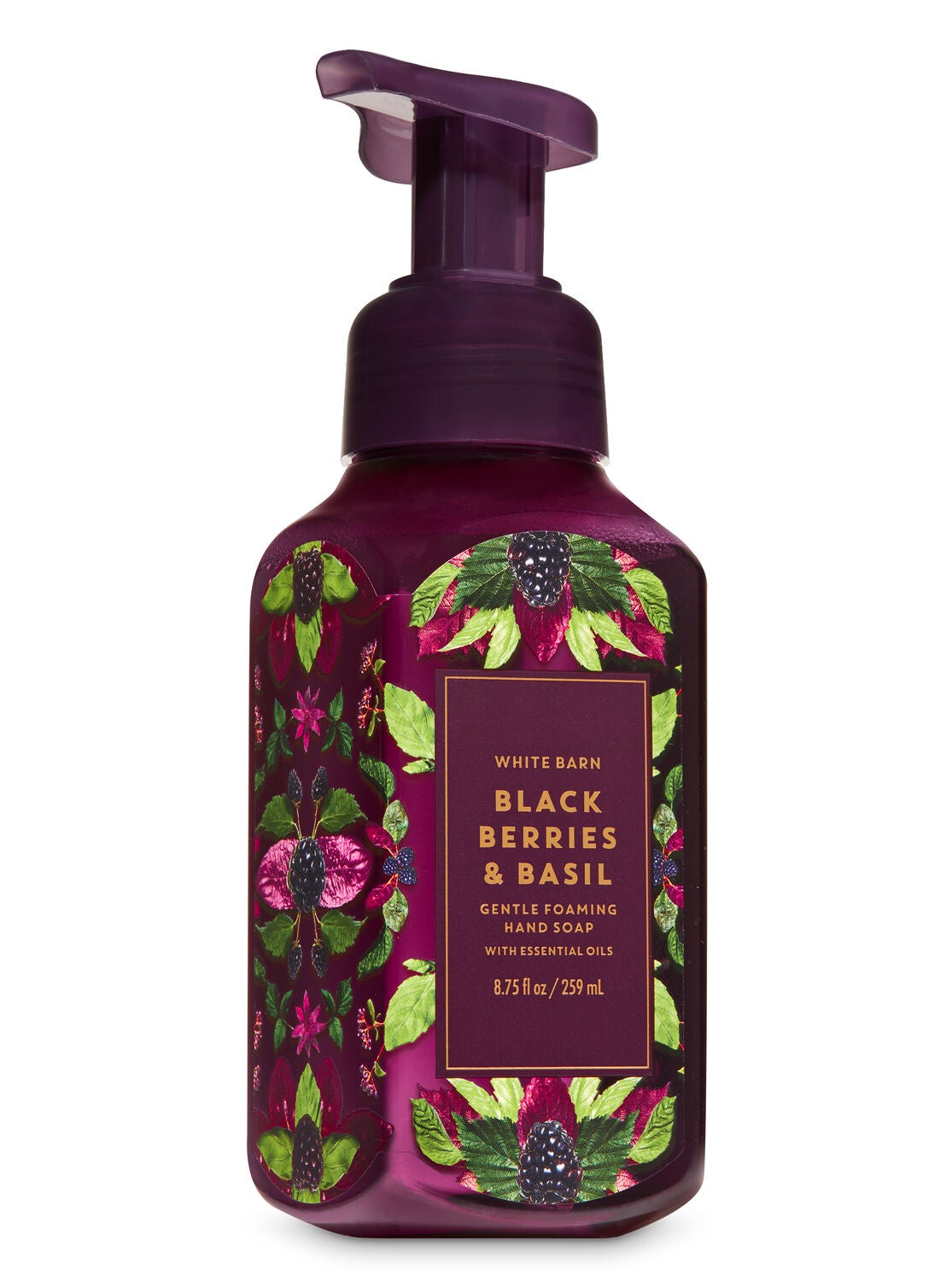 Blackberries & Basil Gentle Foaming Hand Soap - Bath And Body Works