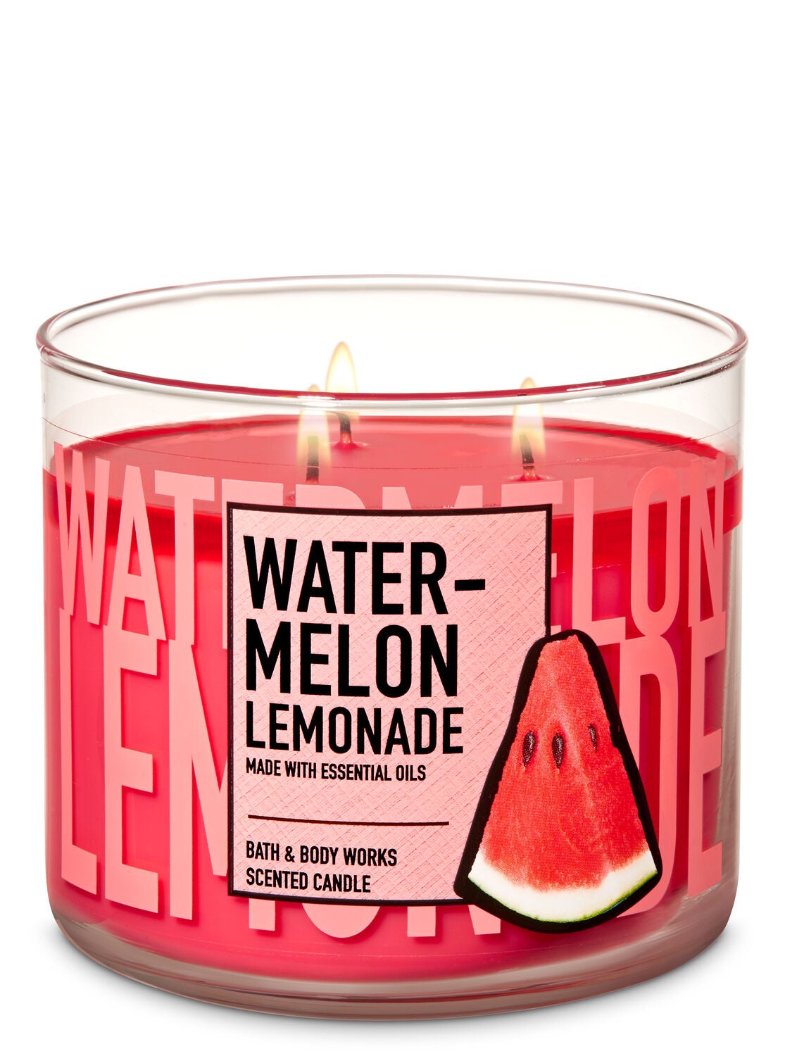 Watermelon Lemonade 3-Wick Candle - Bath And Body Works