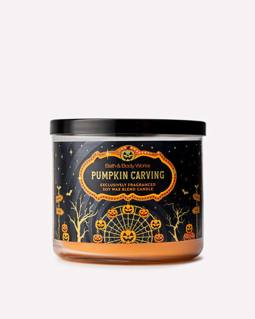 Pumpkin Carving 3-Wick Candle