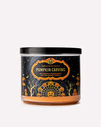 Pumpkin Carving 3-Wick Candle