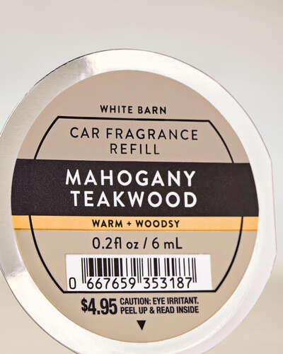 Mahogany Teakwood Car Fragrance Refill