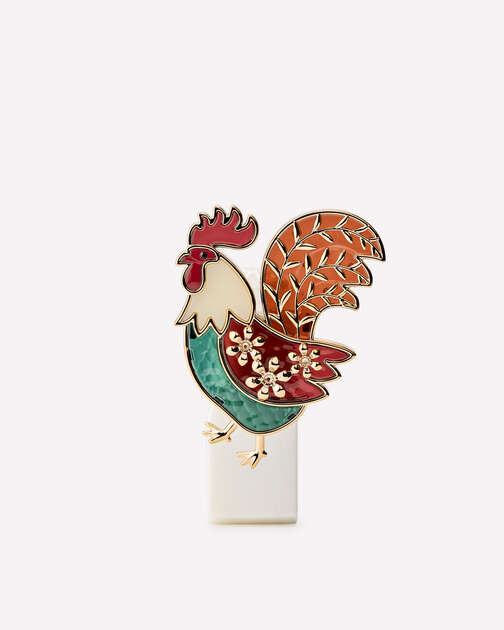 Stained Glass Rooster Nightlight Wallflowers Fragrance Plug