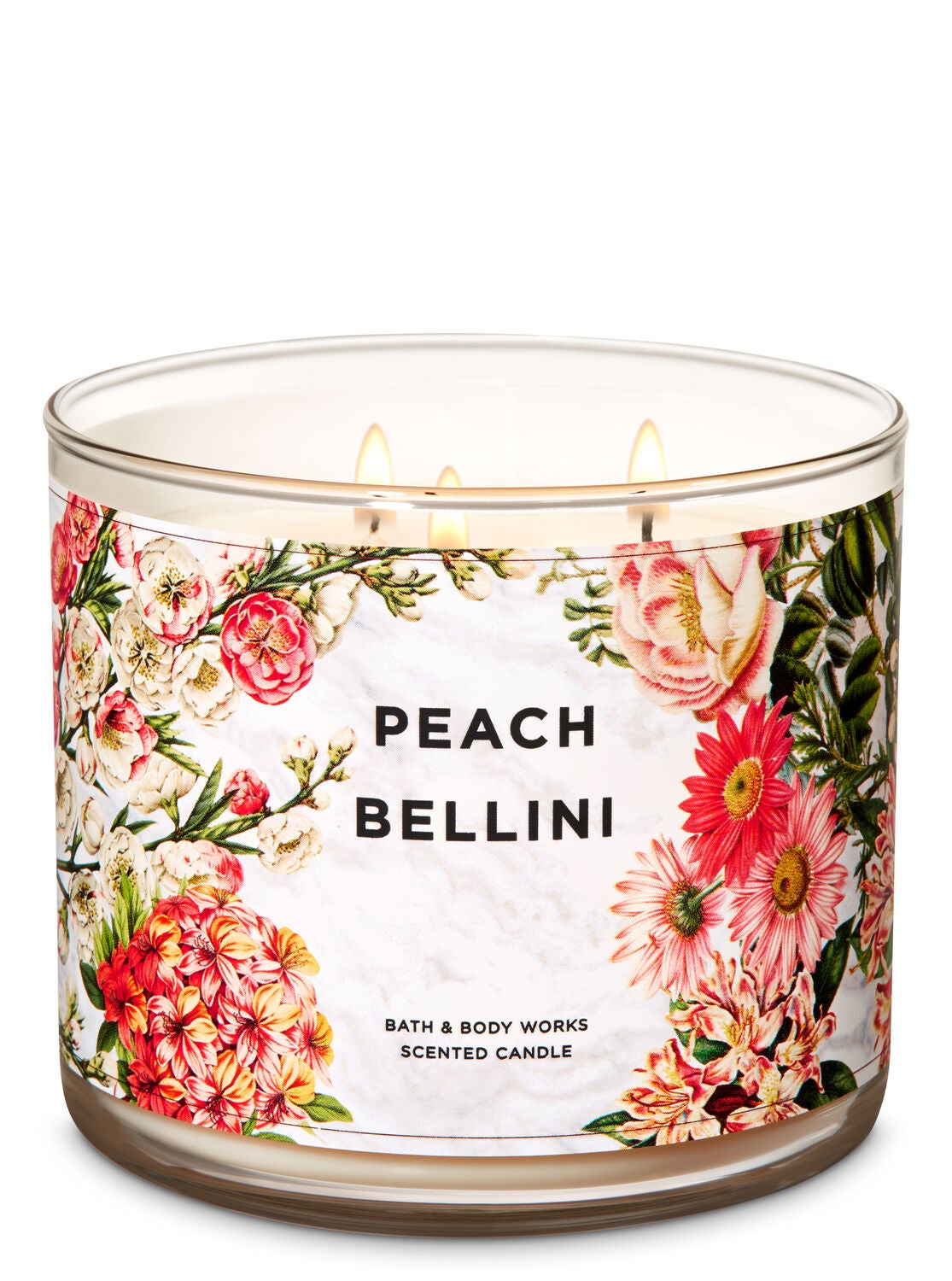 Peach Bellini 3-Wick Candle - Bath And Body Works