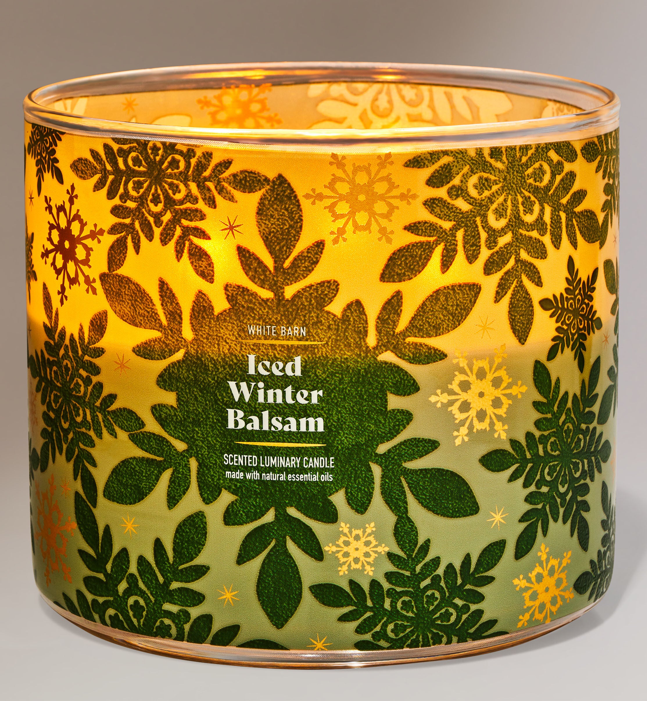 Iced Winter Balsam 3-Wick Candle
