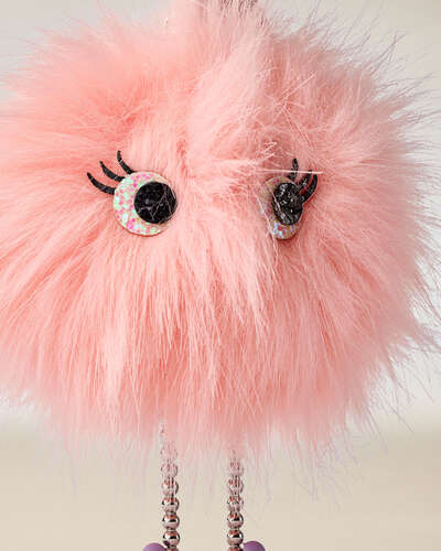 Pink Pom Friend PocketBac Holder