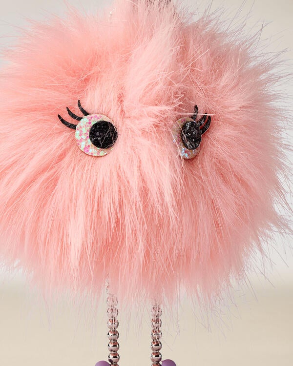 Pink Pom Friend PocketBac Holder