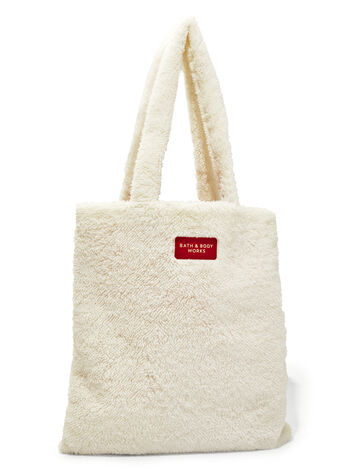Kate Spade Sam Medium Fluffy Tote Bag Antique White