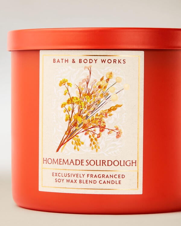 Homemade Sourdough 3-Wick Candle