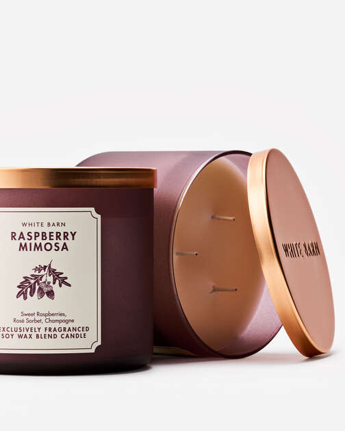 Raspberry Mimosa 3-Wick Candle