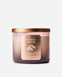 Sunrise Woods 3-Wick Candle