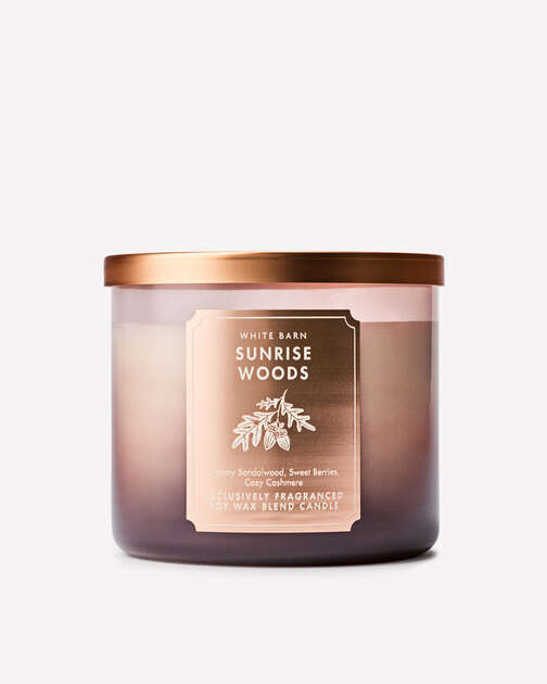 Sunrise Woods 3-Wick Candle