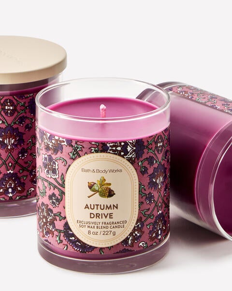 Autumn Drive Single Wick Candle