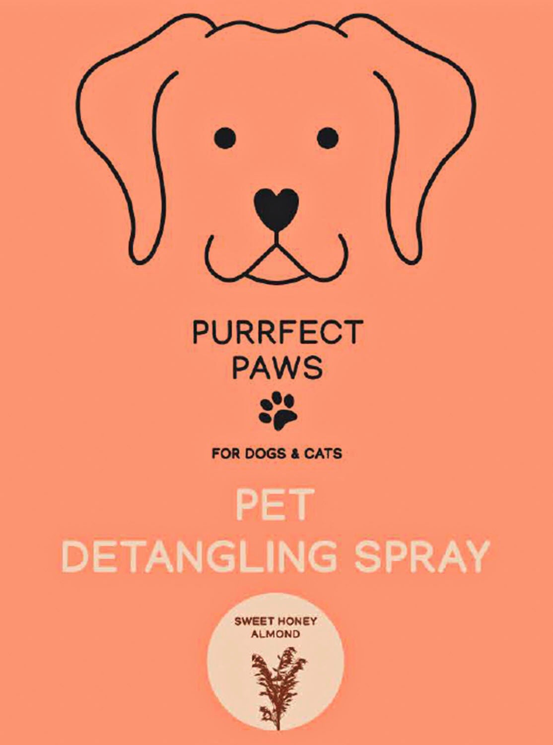 Sweet Honey Almond Pet Detangling Spray