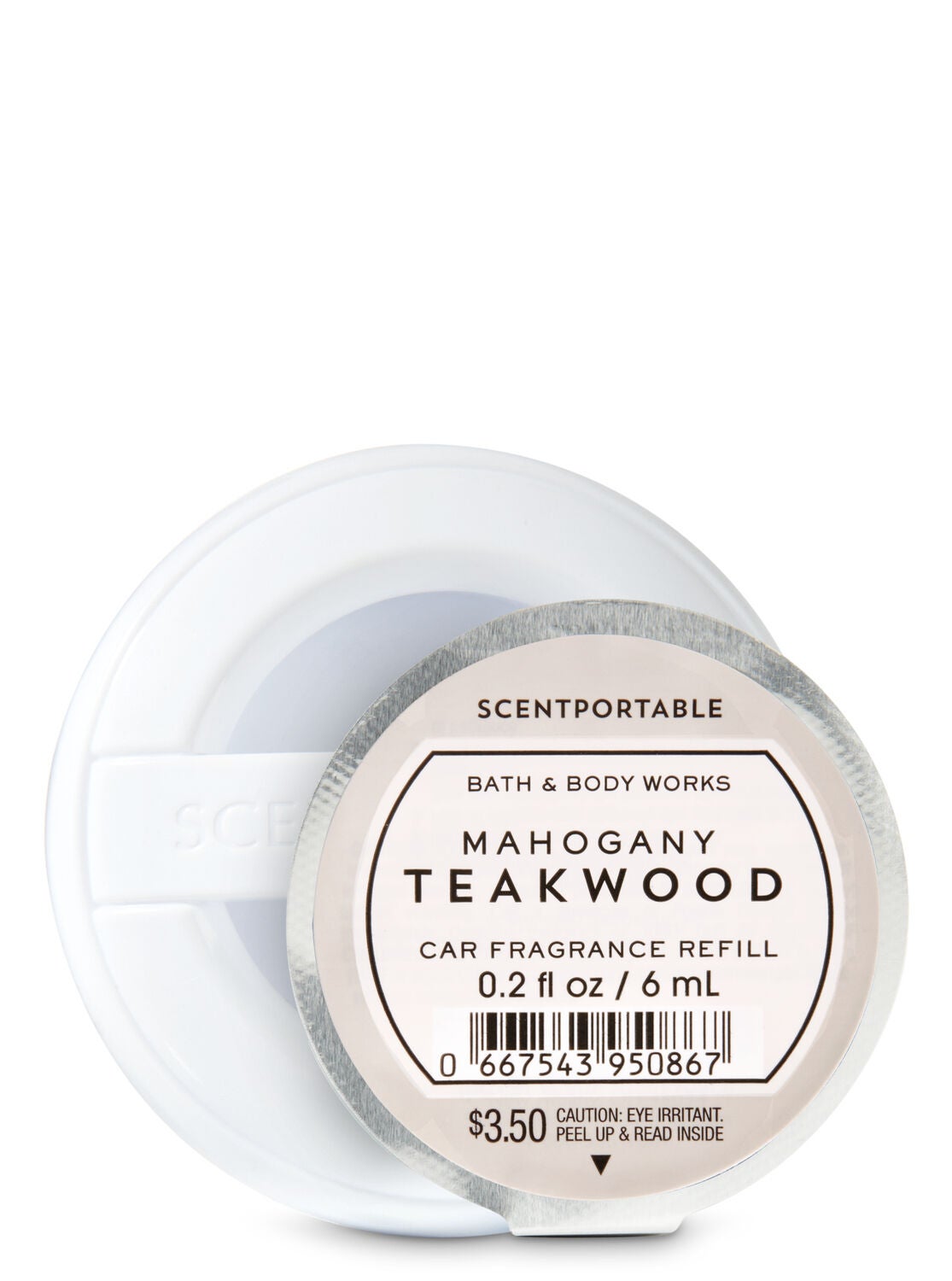 Mahogany Teakwood Scentportable Fragrance Refill - Bath And Body Works