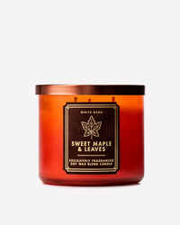 Sweet Maple & Leaves 3-Wick Candle