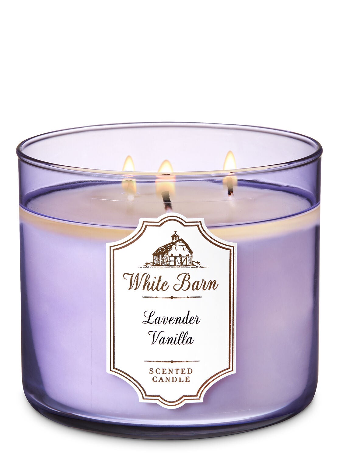 Lavender Vanilla 3-Wick Candle - Bath And Body Works