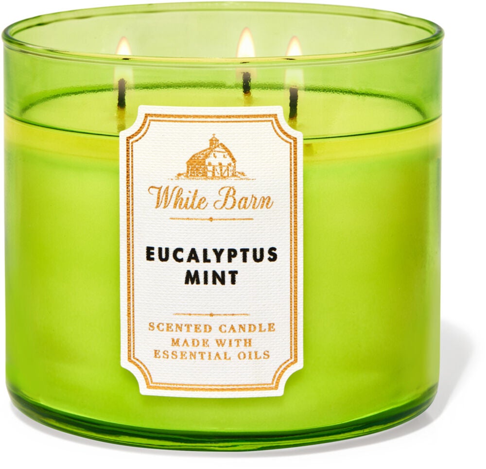The White Barn Shop 3 Wick Candle Bath Body Works