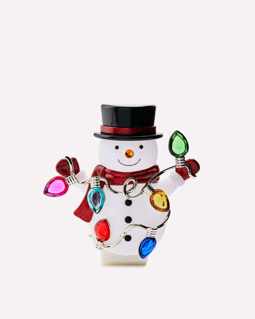 Festive Snowman Scent Control™ Nightlight Wallflowers Fragrance Plug