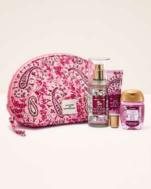 Vera Bradley Pink Paisley Gift Set