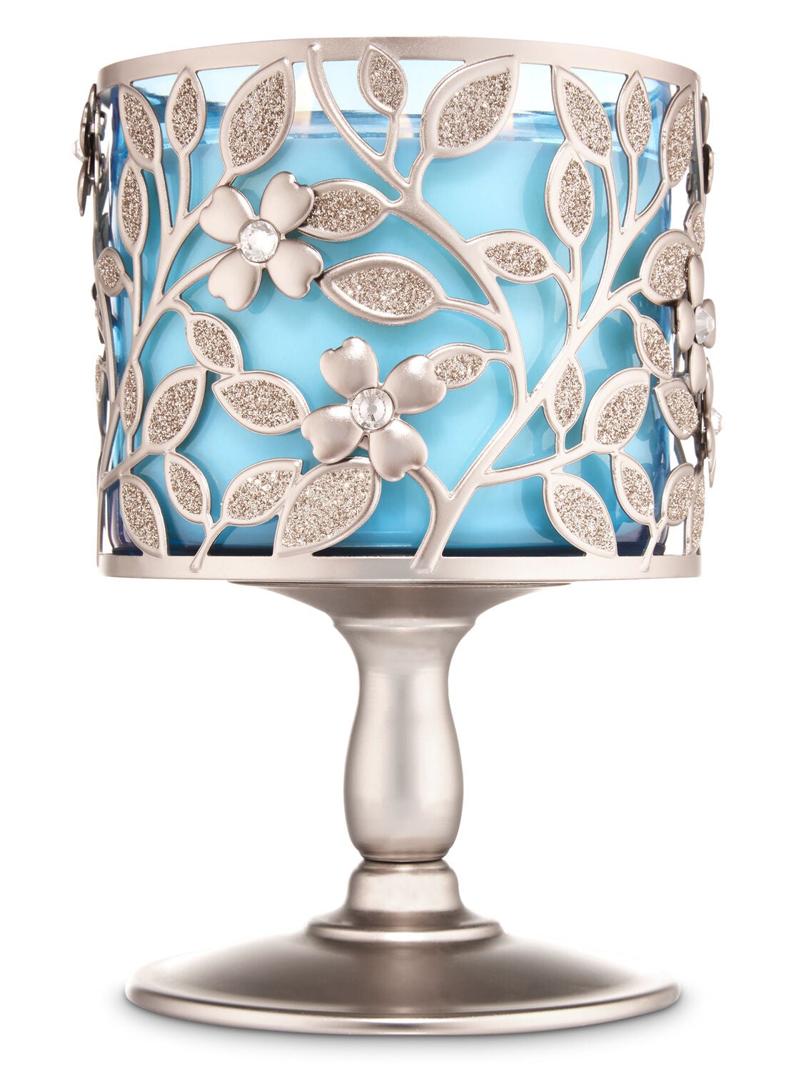 Dogwood Pedestal 3-Wick Candle Holder