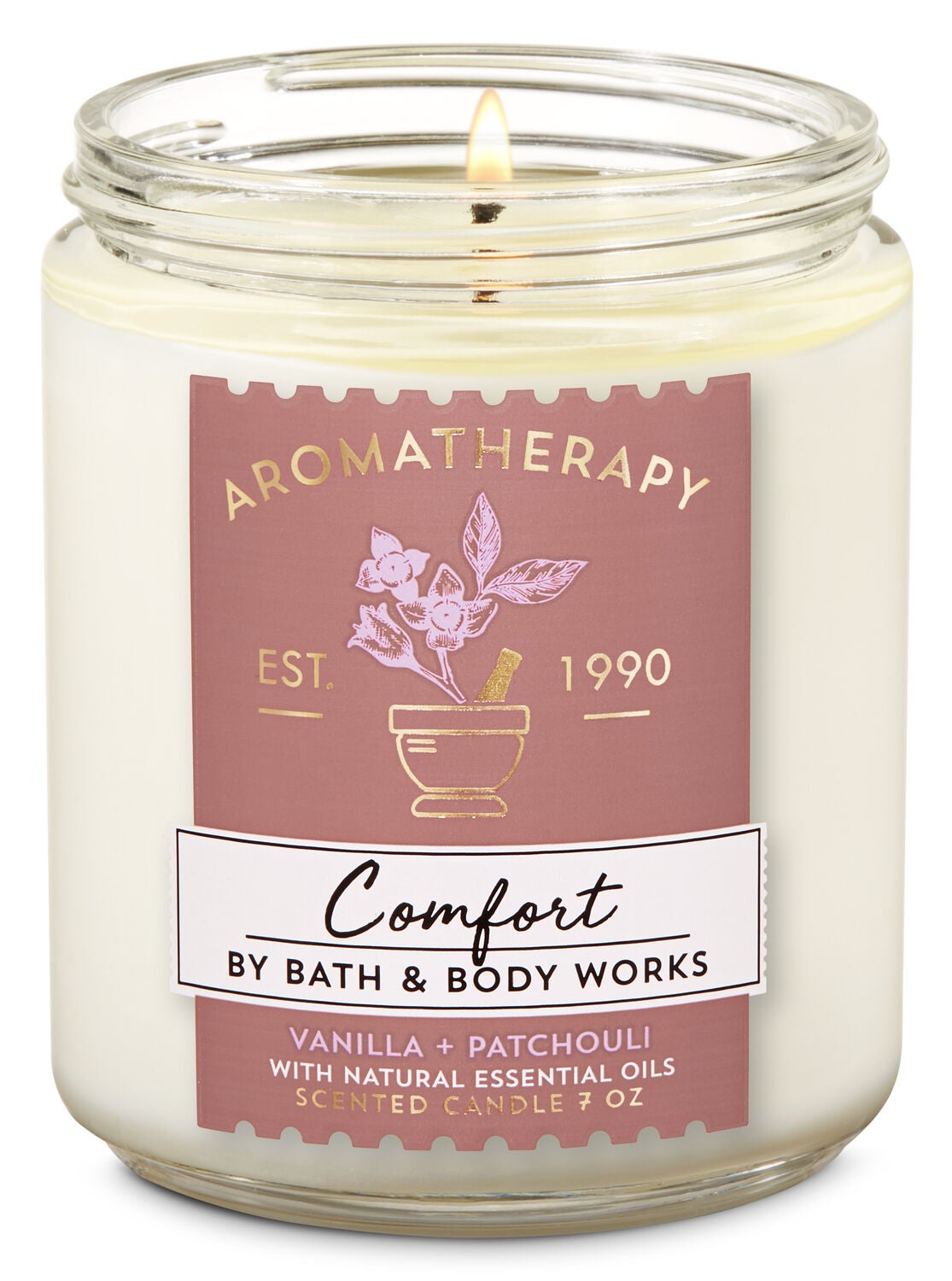 Aromatherapy Vanilla Patchouli Single Wick Candle - Bath And Body Works