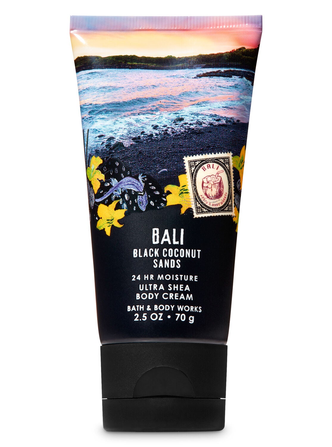 Signature Collection Black Coconut Sands Travel Size Body Cream - Bath And Body Works