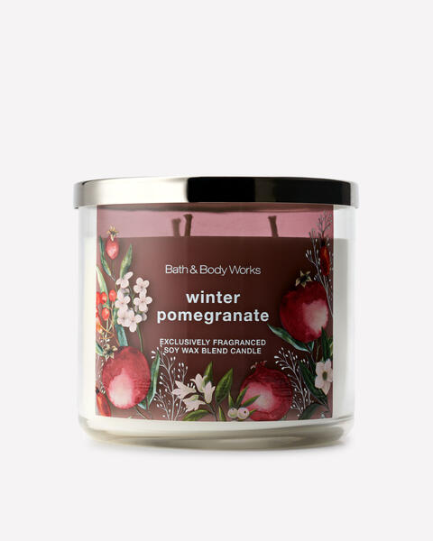 Winter Pomegranate 3-Wick Candle