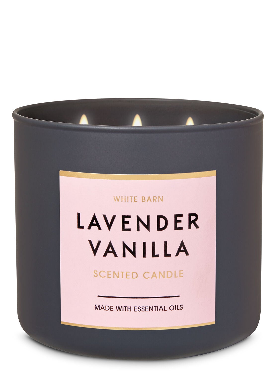 Lavender Vanilla 3-Wick Candle - Bath And Body Works