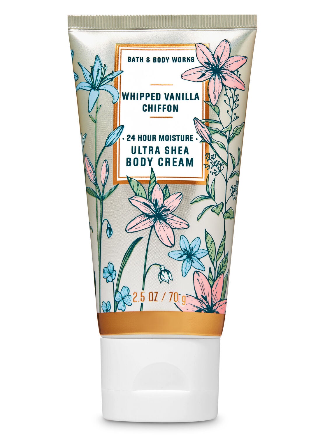 Whipped Vanilla Chiffon Travel Size Body Cream - Bath And Body Works