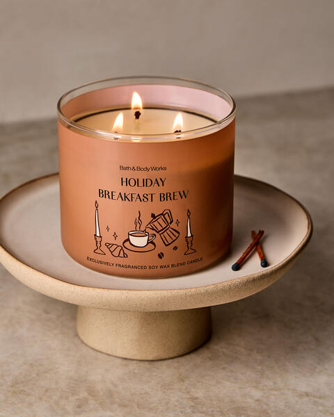 Holiday Breakfast Brew 3-Wick Candle