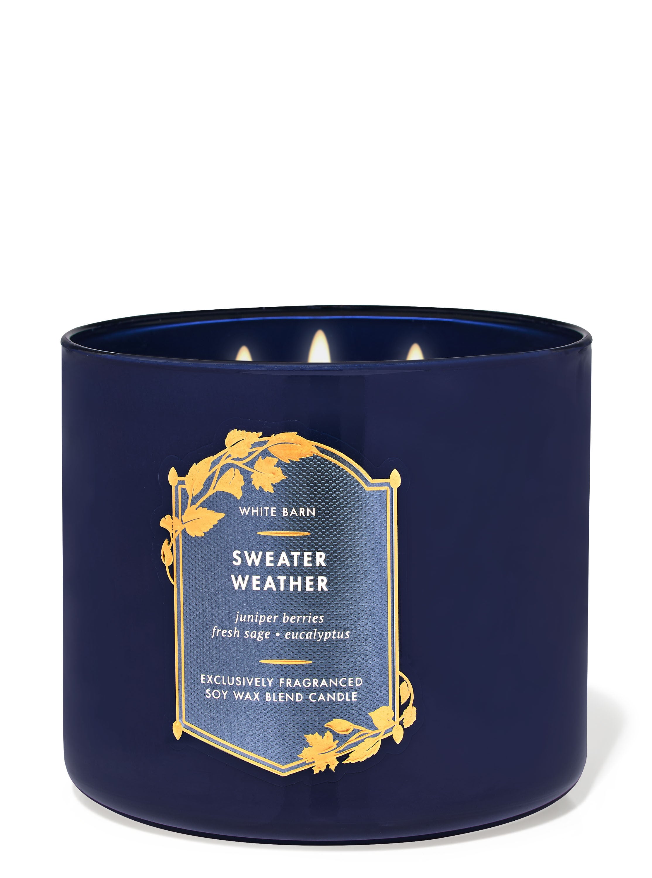 【おすすめ】 Sweater Weather 3-Wick Candle | Bath & Body Works アロマ・キャンドル