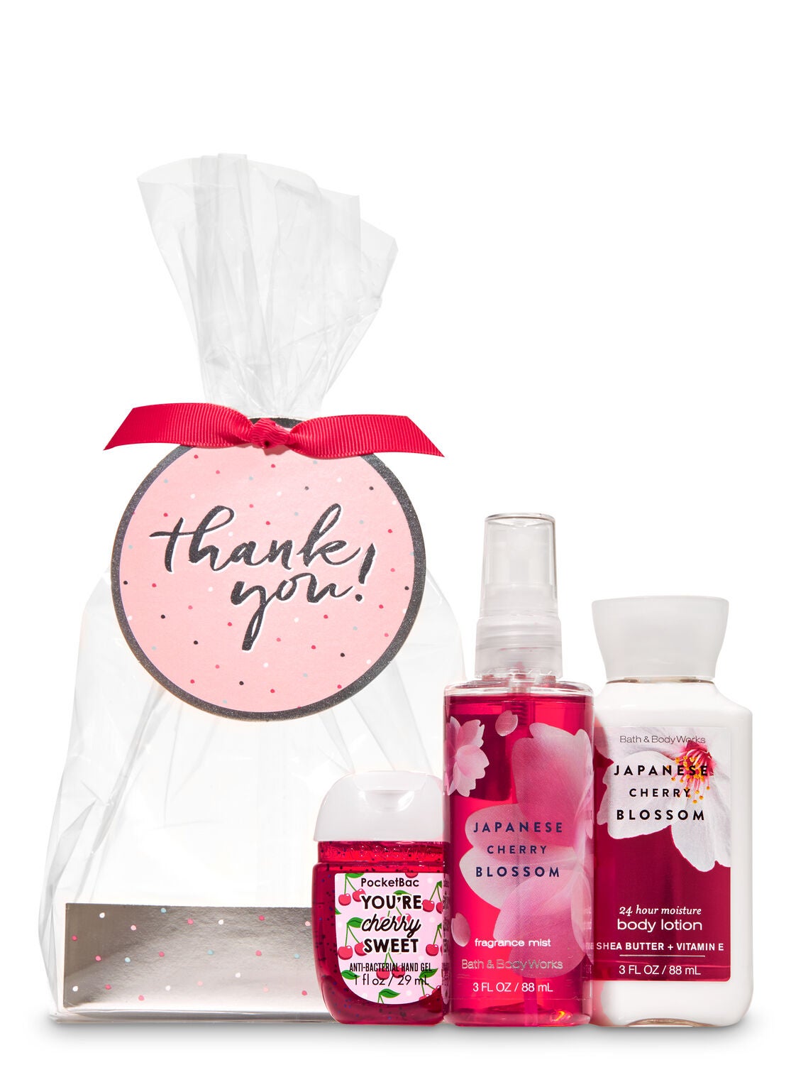 Japanese Cherry Blossom Thank You Mini Gift Set Bath Body Works