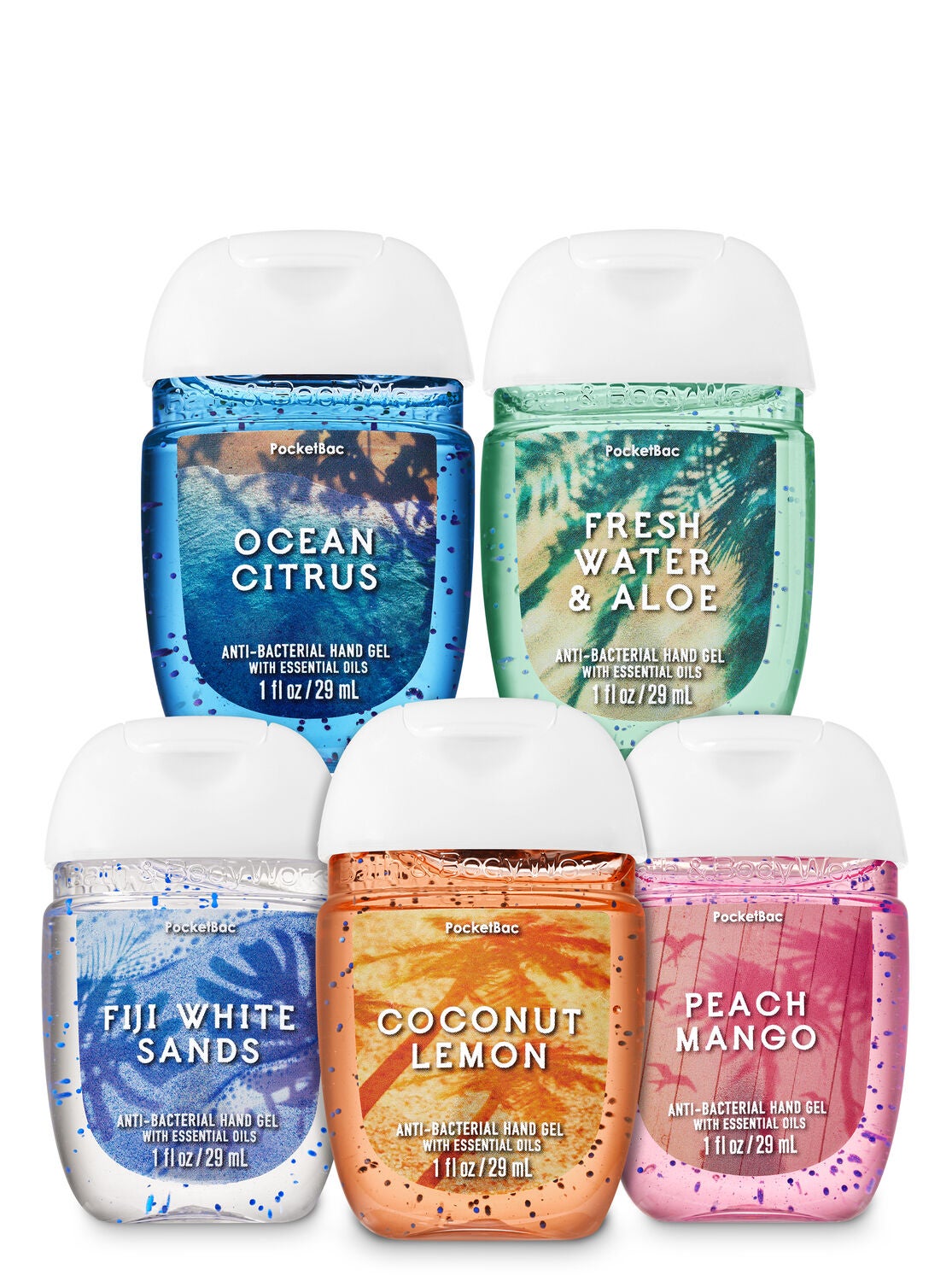 Seascape PocketBac Hand Sanitizer, 5-pack - Bath And Body Works