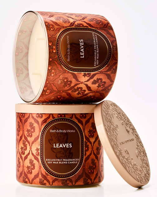 Leaves 3-Wick Candle