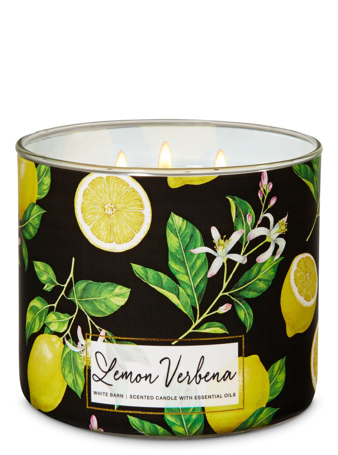 Lemon Verbena 3-Wick Candle - Bath And Body Works