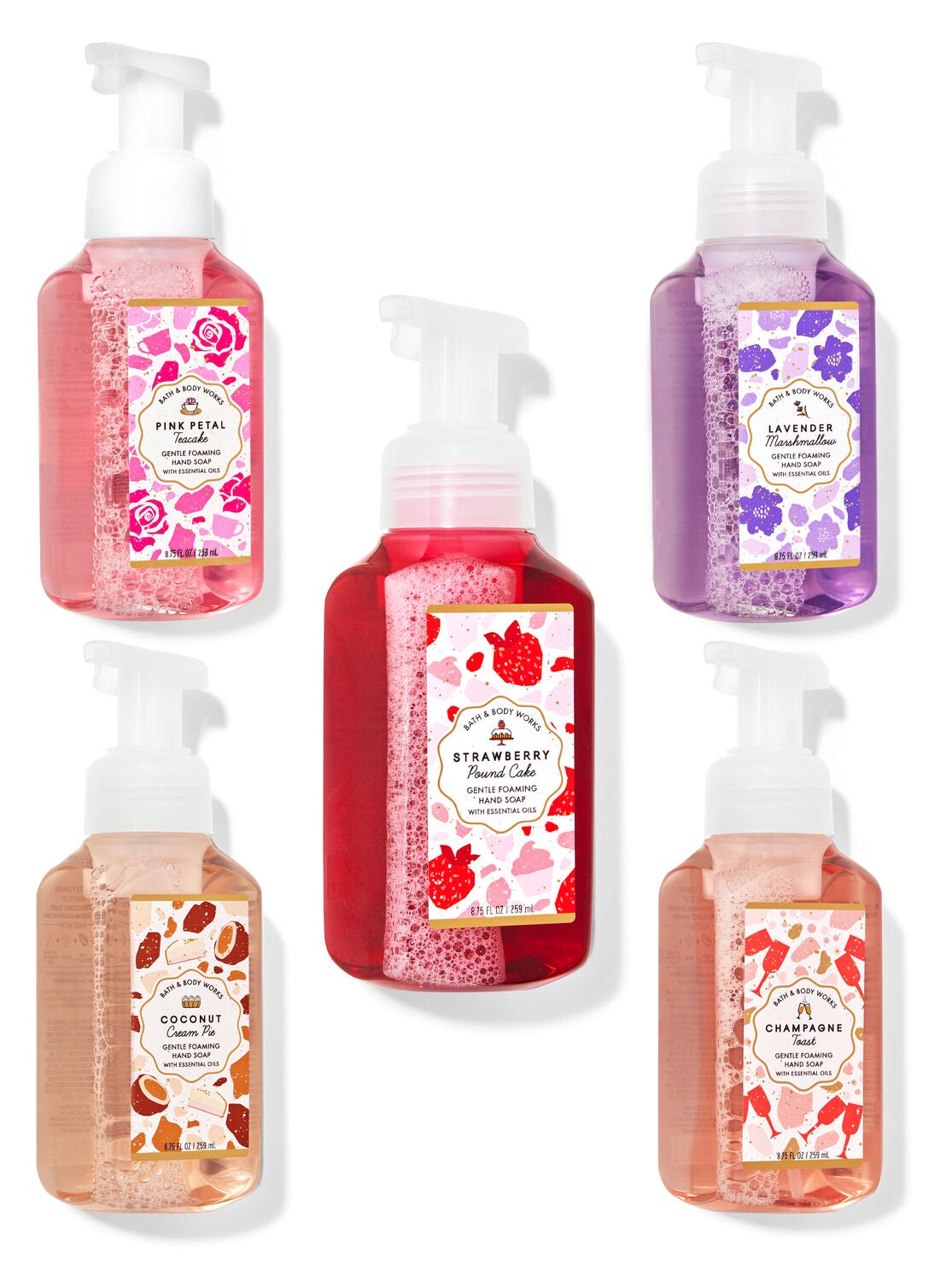 Café Delights Gentle Foaming Hand Soap, 5-Pack