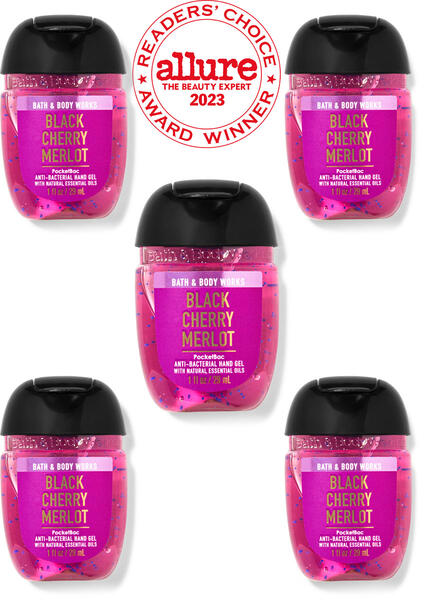 Black Cherry Merlot PocketBac Hand Sanitizers, 5-Pack