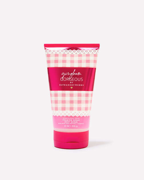 Gingham Gorgeous Foaming Sugar Body Scrub