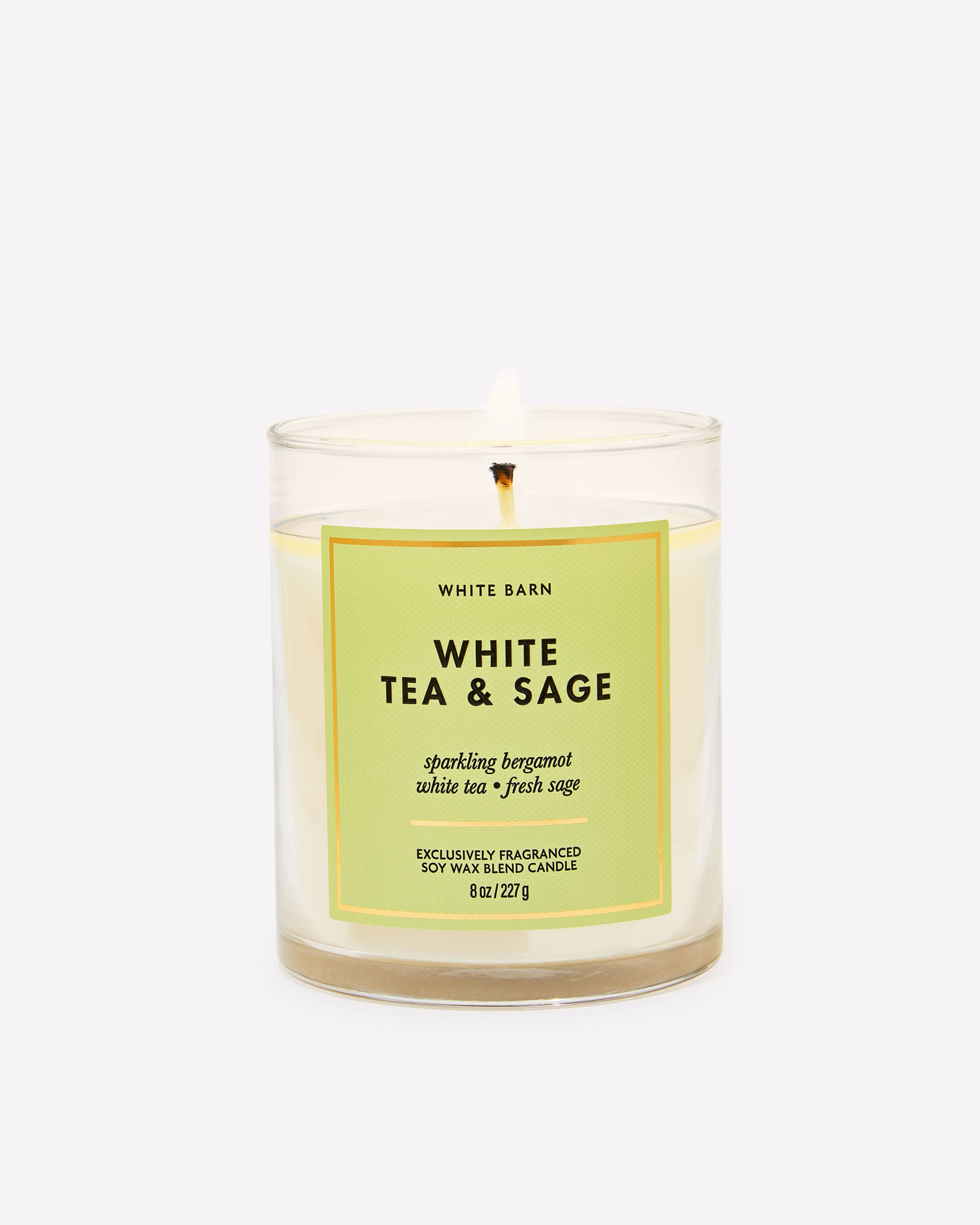 White Barn White Tea & Sage Candle - Thumbnail 4