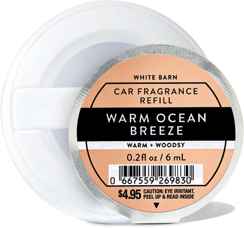 Warm Ocean Breeze Car Fragrance Refill