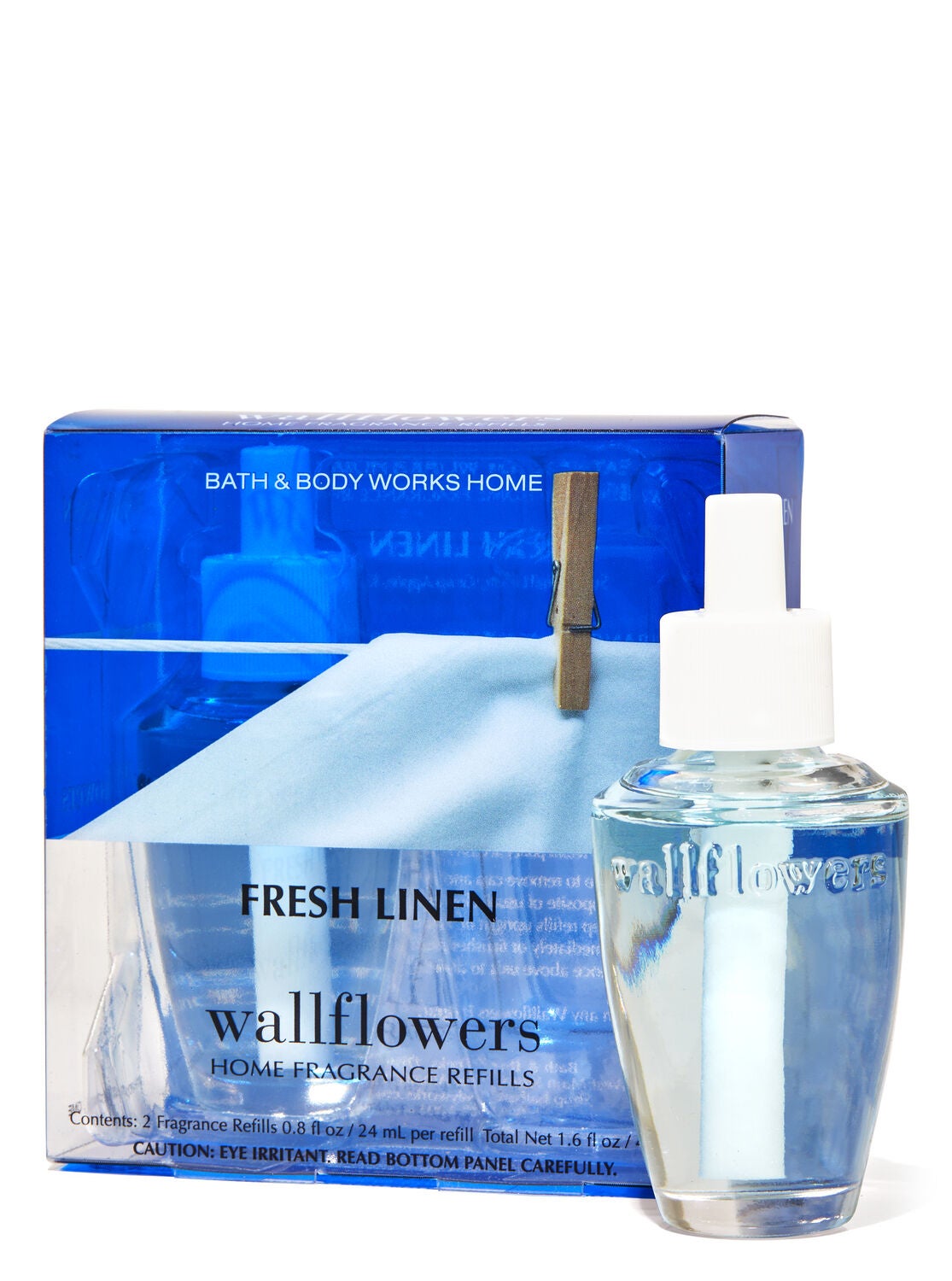 Fresh Linen Wallflowers Refills 2 Pack Bath Body Works
