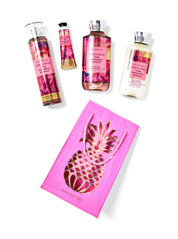 Pink Pineapple Sunrise Gift Bag Set