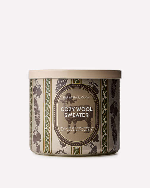 Cozy Wool Sweater 3-Wick Candle