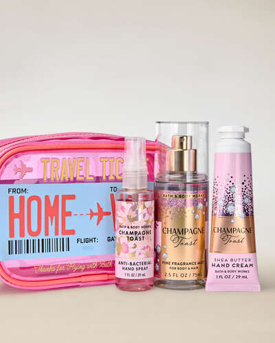 Champagne Toast Travel Set