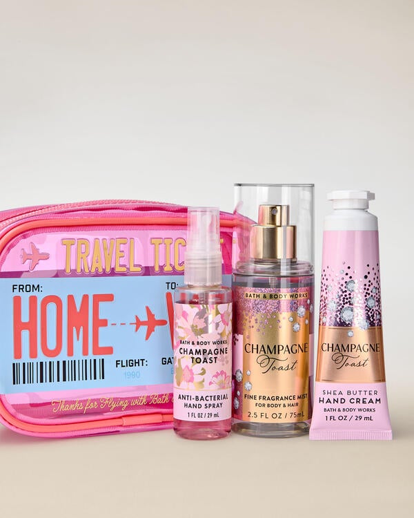 Champagne Toast Travel Set