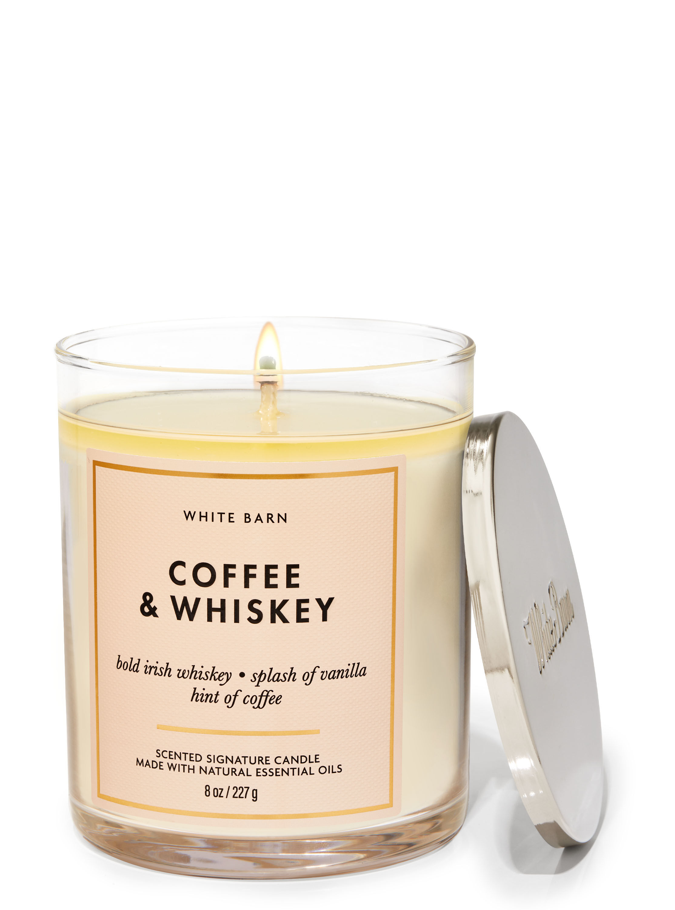 Coffee & Whiskey Signature Single Wick Candle