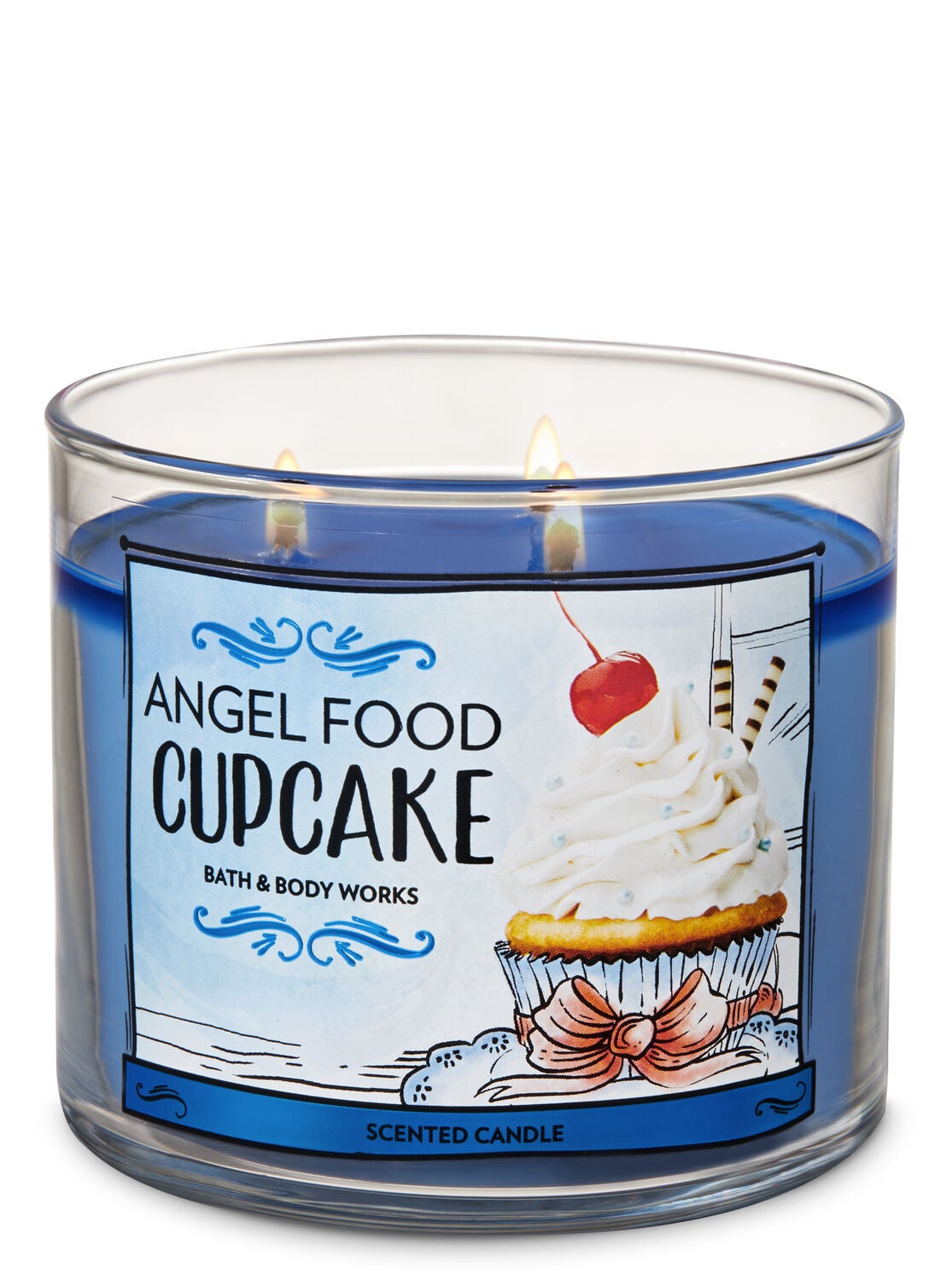 Angel Food Cupcake 3-Wick Candle - Bath And Body Works