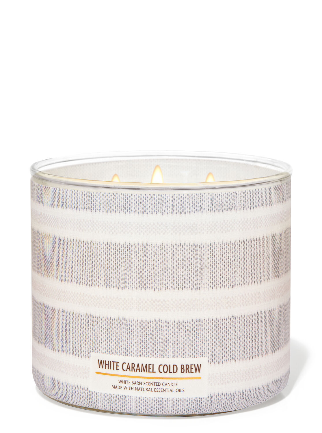 Bath & Body Works WHITE CARAMEL COLD BREW Candle SCENTED 3-Wick 14.5 oz Pick 1 