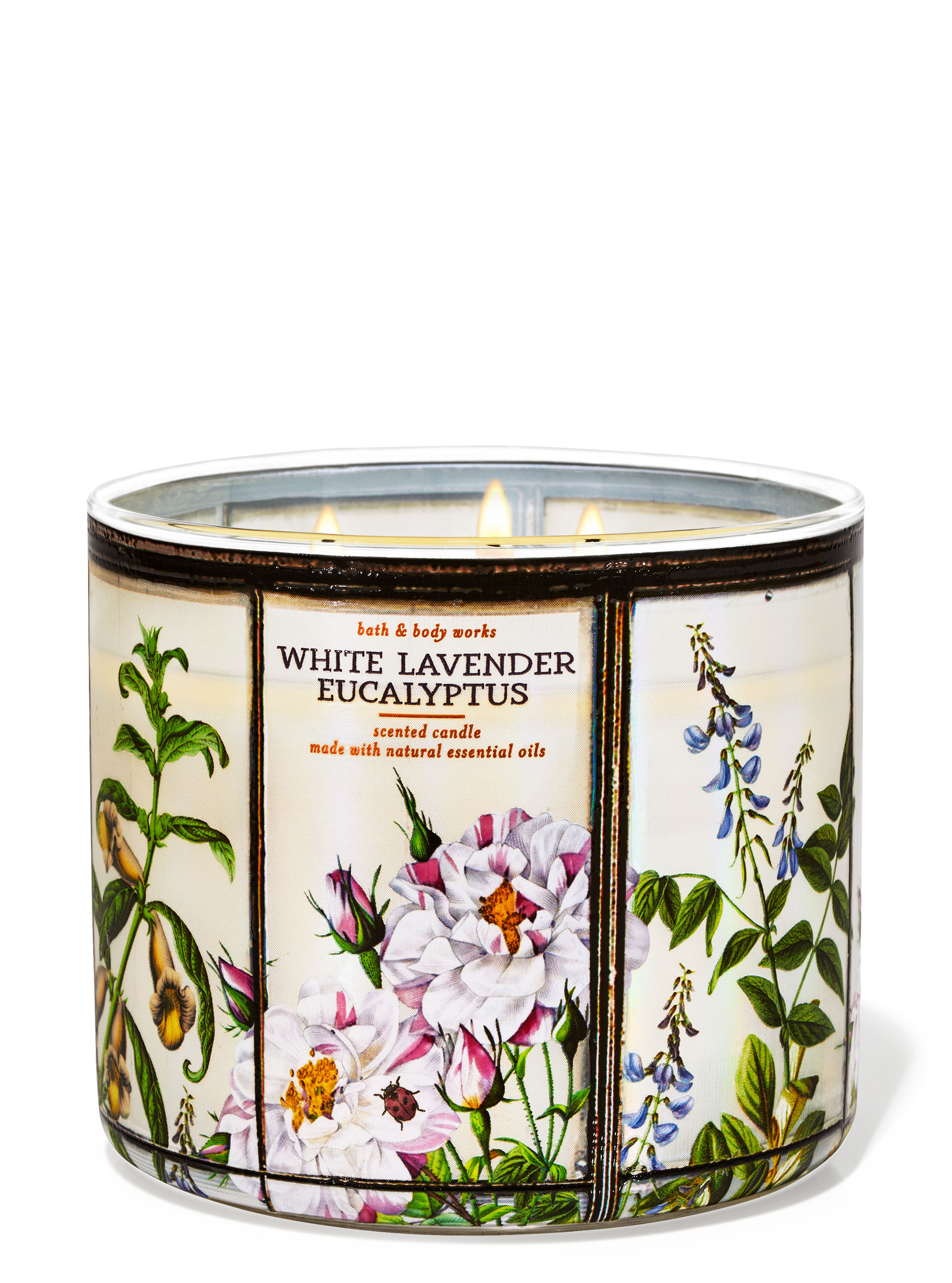 White Lavender & Eucalyptus 3-Wick Candle
