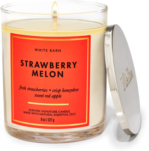 Strawberry Melon Signature Single Wick Candle